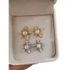 زهور ذهبية وفضية مسمار من اللؤلؤ، حرفة من البلورات، Item Picture